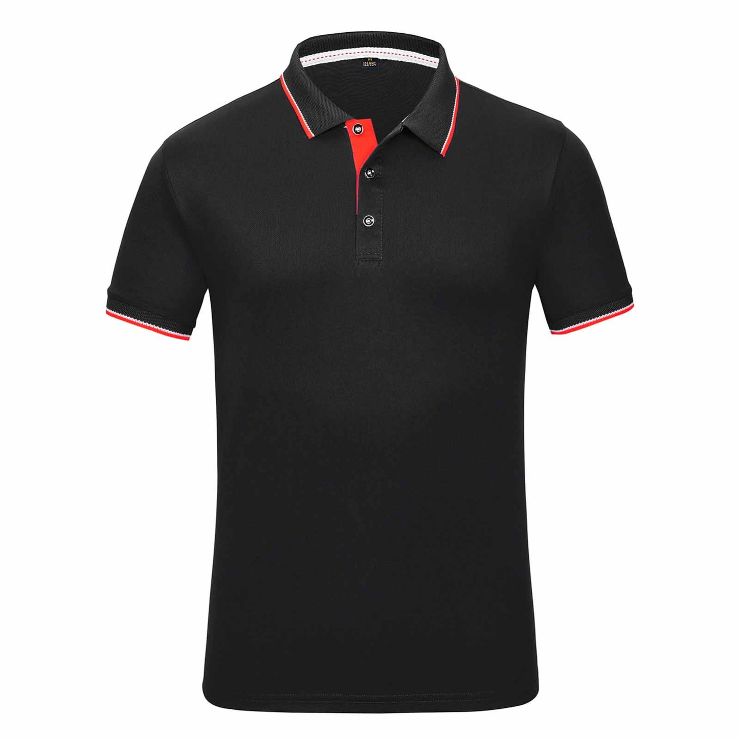 Custom Logo Quick Dry Summer Button Casual Sports Jersey for Polo Solid White Knitted Fabric Short Sleeve Athletic Golf T-Shirt