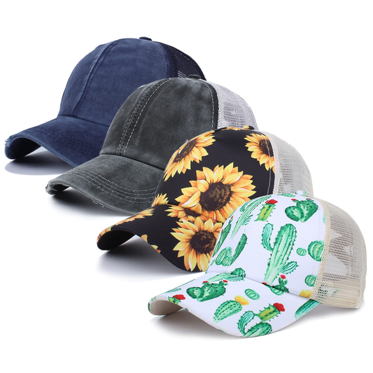 Wholesale solid-color casual quick-drying knitted baseball hats with UPF 50 for golf and outdoor activities, featuring custom logos. Men's baseball hats