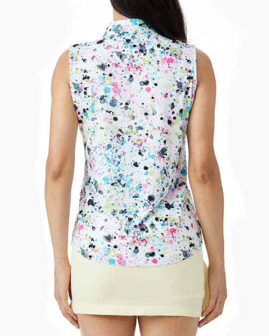 High Quality Women's Sleeveless Green for Polo Shirts Lightweight Moisture Wicking Breathable Quick Dry Slim Fit Casual Short