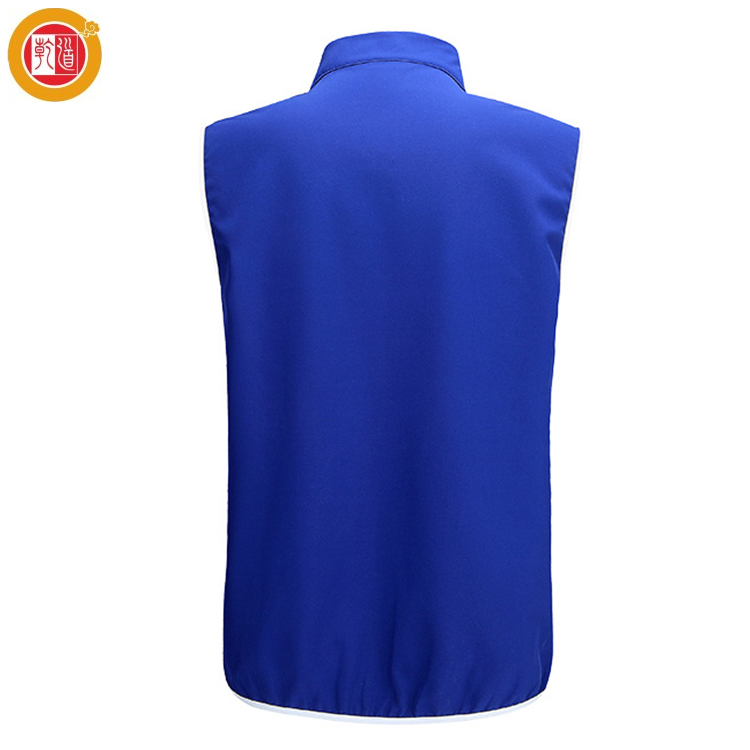 OEM customized logo men's double-sided breathable soft shell vest jackets, sleeveless zippered practical outerwear for golf sports