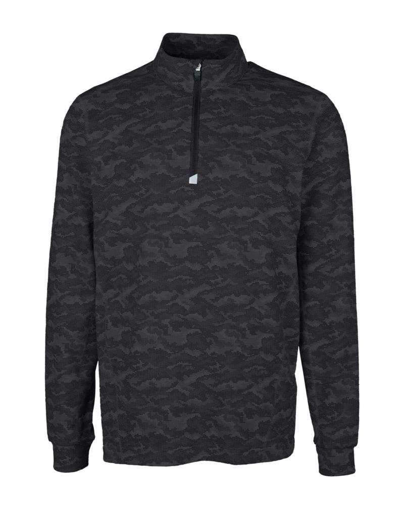 High Quality Men's Golf Jersey with Embroidered Logo Zip Pullover Essential Sweatshirt for Autumn Sublimation Performance