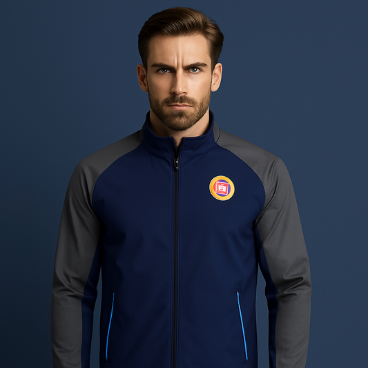 Custom High Quality Windproof Oversized Jersey Performance Sport Boys Custom logo Polyester Jacket Blank Zipper Golf Jacket Men