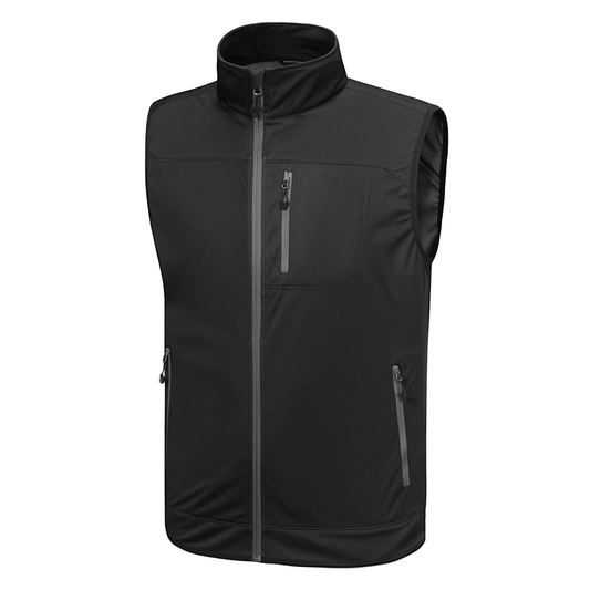 High-quality reversible men's golf jacket outerwear, provided by custom manufacturers, equipped with breathable and rainproof vests