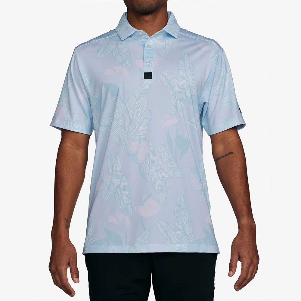 Custom Logo Performance Moisture Wicking Dry Fit Golf Apparel Washed Letter Printed Plus Size Men's Polo Shirt