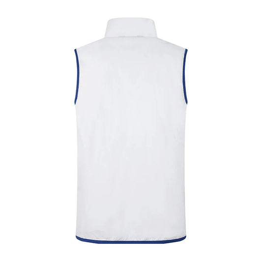 Bulk Custom Custom OEM and ODM windproof and waterproof polyester men's casual golf vests with Logo Embroidery - Manufacturer Qiandao