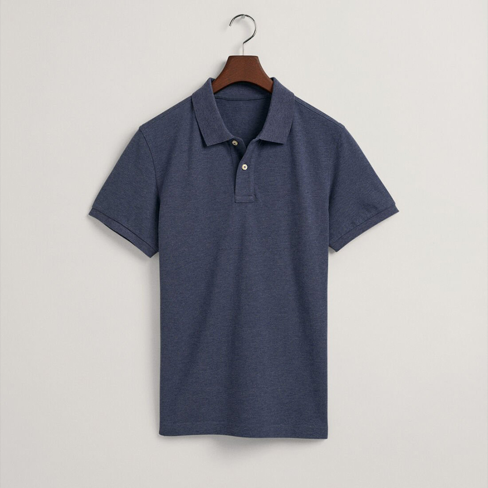 Men's Casual 100% Cotton Pique for Polo Shirt Custom Logo Quick Dry Athletic Short Sleeve Plus Size Slim Fit Moisture Wicking