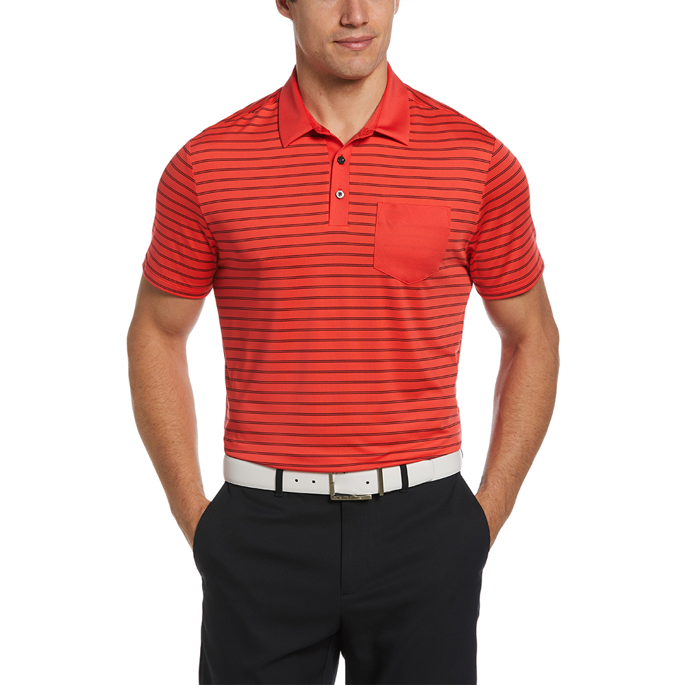 OEM Custom Made Men's Luxury T-shirts 94% Polyester 6% Spandex Embroidered for Polo Golf Clothes with Printed Pattern Knitted
