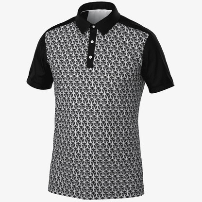 Custom Supplier Printed Men's Summer Performance Golf T-Shirt Quick Drying Casual Design Sublimated Logo Digital Printing Method