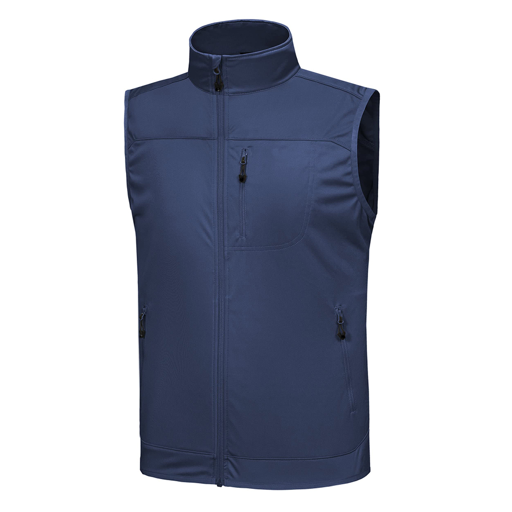 High-quality reversible men's golf jacket outerwear, provided by custom manufacturers, equipped with breathable and rainproof vests