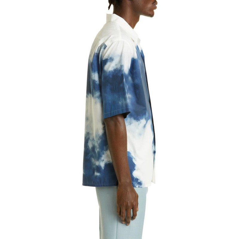 New Custom Logo Men's Hawaiian Shirt Summer Beach Dress With Short Sleeves and Printed Buttons Quick Dry Spandex ODM Supply
