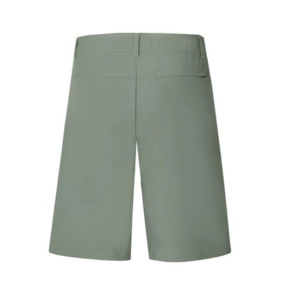 Light Green Shorts with Contrast - Colored Waistband