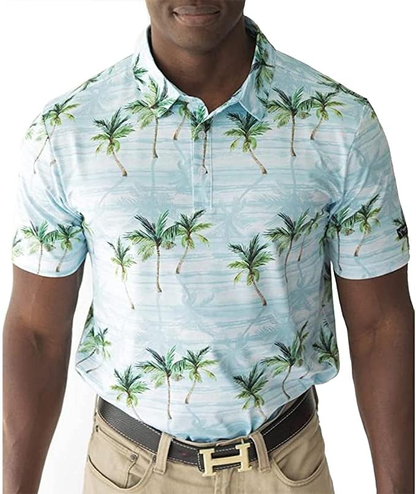 Custom Logo 4 Way Stretch Elastic Quick-Dry Short Sleeve Spandex Polyester Moisture Wicking Golf Polo Shirt for Men