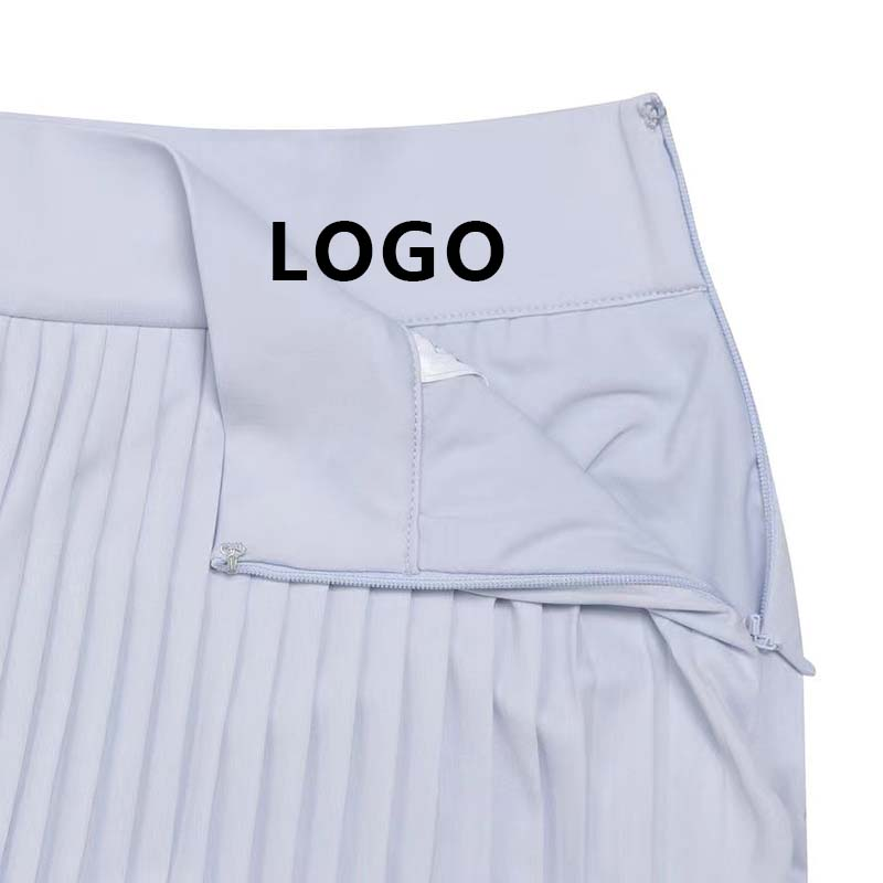 Custom-made 2024 golf short skirts, women's pleated skirts, fashionable printed ribbon skirts for spring and summer, golf clothing