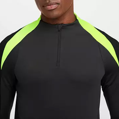 Custom High Quality Performance Patchwork Slim Fit Knit Jumper Mens Half Zip Streetwear Pullover Golf Soft Sweatshirt