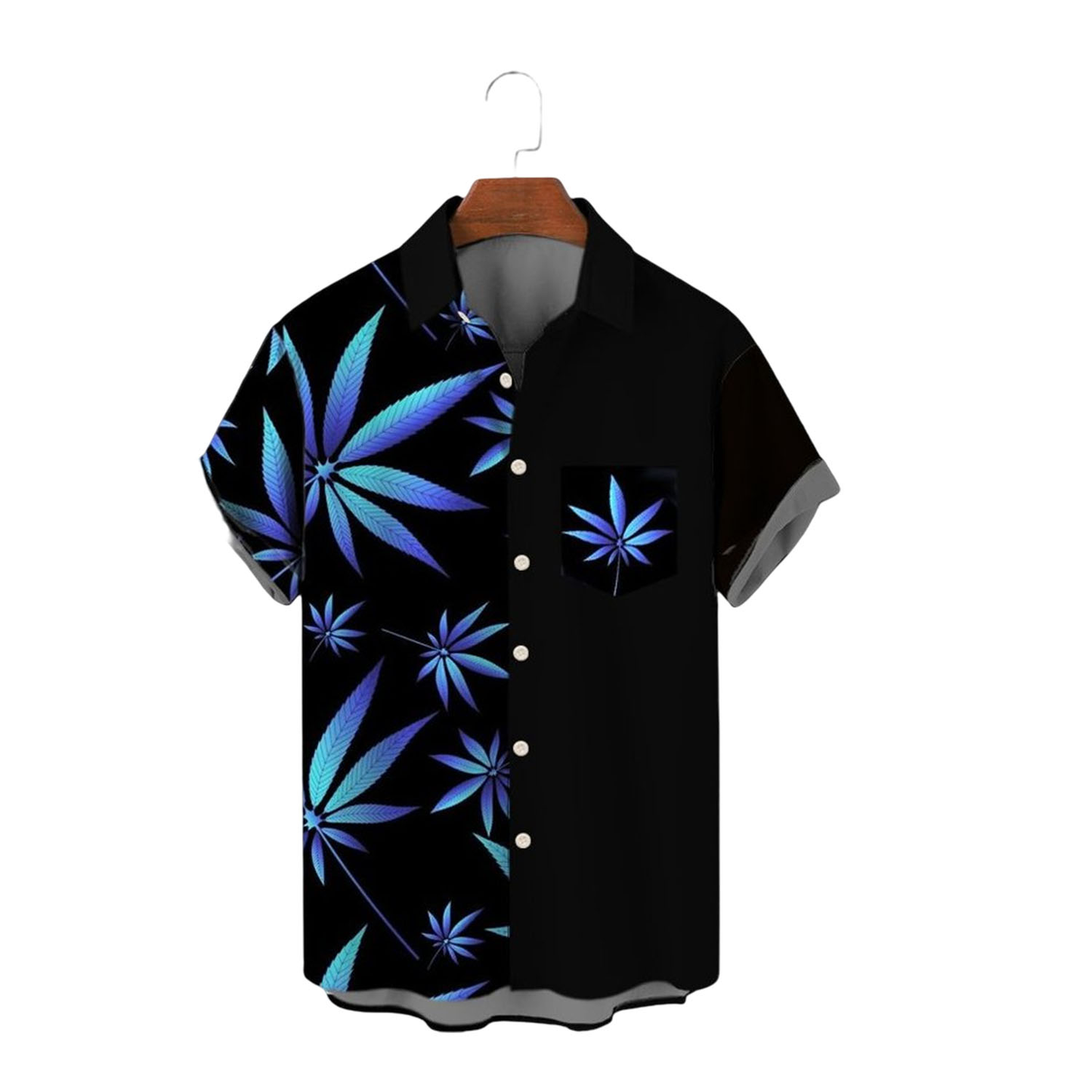 Custom Casual Allover Sublimation Silk Vacation Beach Short Sleeve 3d Printing Aloha Sublimation Camisa Boxy Button up Shirt