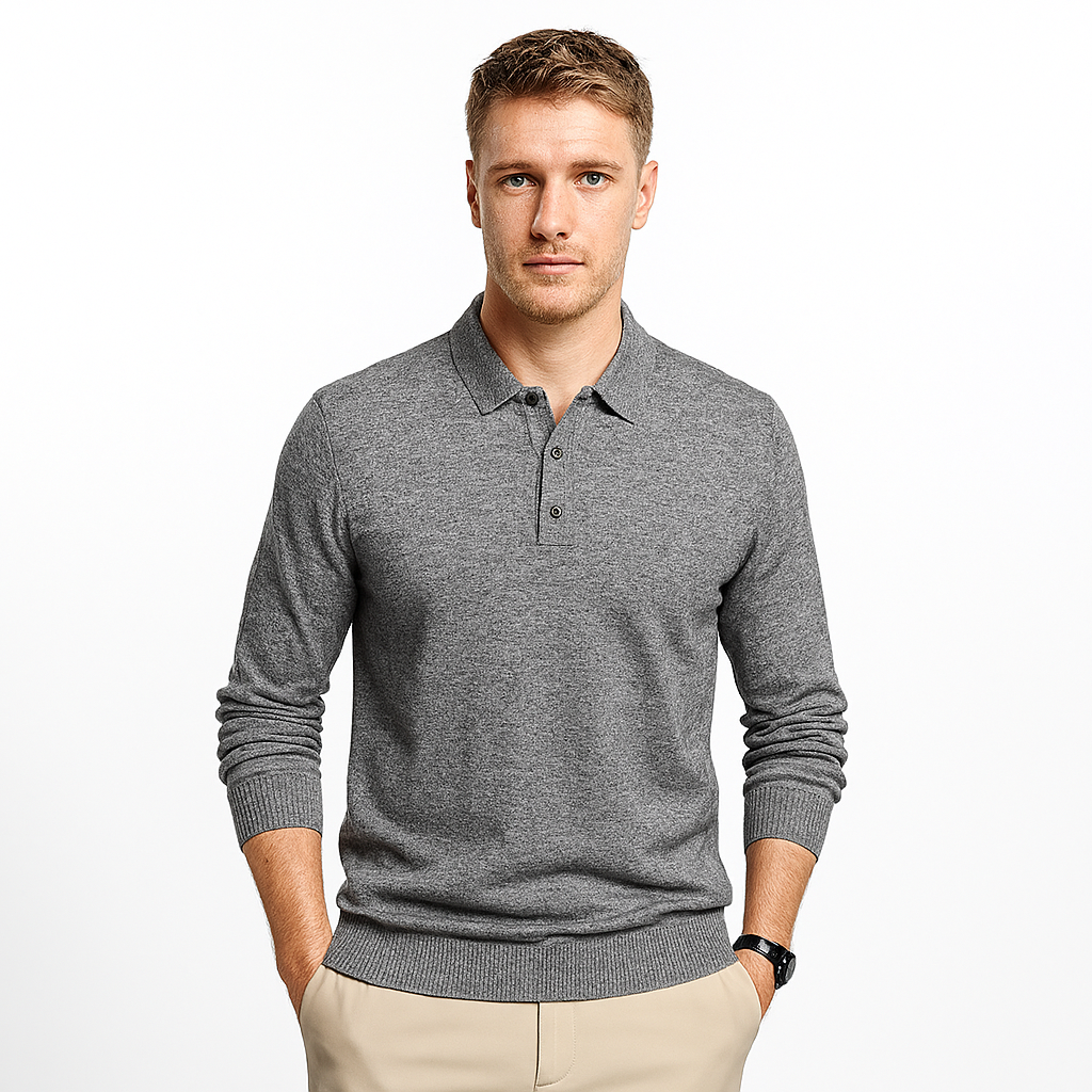 Custom Autumn Winter Soft Knitwear Jerseys Pullover Men Clothing Mens Polo Golf Sweater