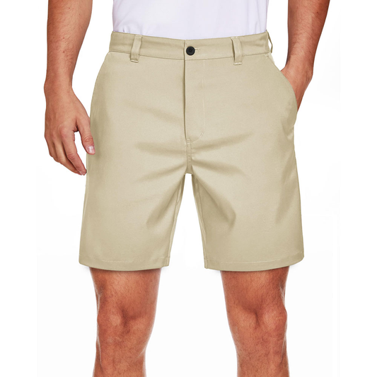 Customized outdoor men's sports golf shorts made of polyester and spandex, which are casual, comfortable, quick-drying, breathable and in solid colors