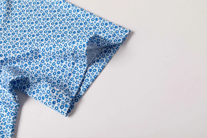 Antimicrobial Quick Dry Polo Shirt with Small Star Pattern in Slim Fit