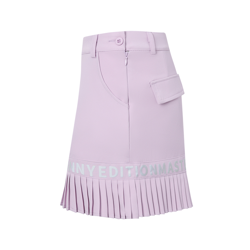 Custom-made women's wrinkled tennis skirts, high-waisted, lightweight sporty golf skirts with pockets