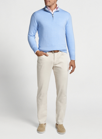 Oem Custom Logo High Quality Luxury Fleece 1/4 Zip Collar Quarter Zip Pullover Vendor Golf Men's Sweaters