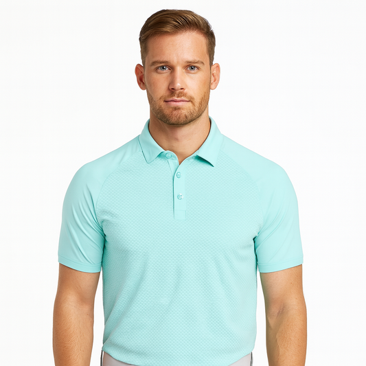 Custom Logo Quick Dry 87% Polyester 13% Elastane Quick Dry Short Sleeve Dry Fit Moisture Wicking Sports 3 Button Golf Polo Shirt