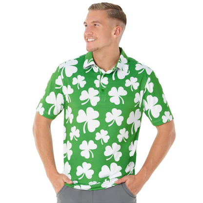 Custom Logo Embroidered 4 Way Stretch Golf Shirts Men 94 Nylon 6 Spandex Polo Shirt