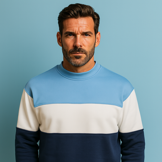 Supplier Custom Spring Long-sleeved Casual Plus-size Plain Crew-neck Pullover Crew-neck Sweatshirt Men