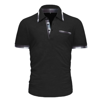 Custom Logo 65% Polyester 35% Cotton Quick Dry Breathable Plus Size Clothing Comfortable Compressed Design Men's Polo Shirt