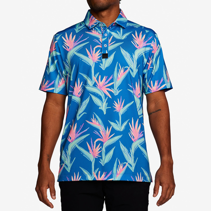 Men's Dry Fit Jersey Golf Shirt High Quality Custom Summer Short-Sleeved for Polo Printed Clothing Manufacturers Design