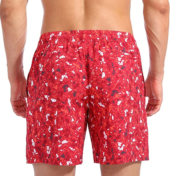 Multifunctional, quick-drying, easy-to-care, high-quality printed, high-performance men's shorts