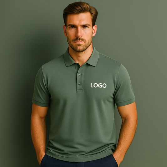 Customized logo Fashion Design Pattern Screen Print Short Sleeve Plus Size Athletic Golf Clothing Men Polo Shirts Manufacturer