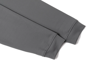 Men's Grey - toned Half - Chest Zipper Stand - Collar Casual Sweatshirt