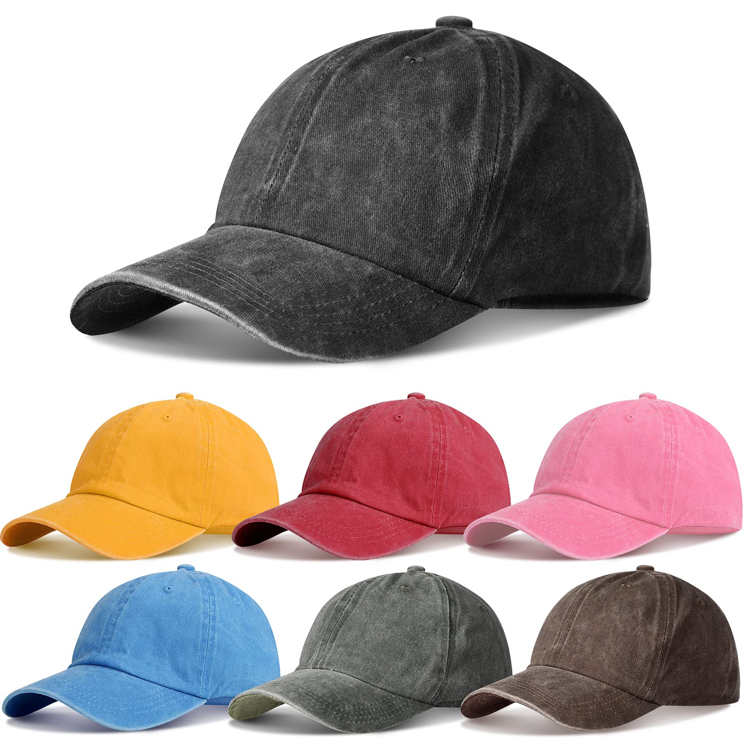 Wholesale factory-designed sports hats with custom logos for running, fitness and golf, men's baseball hats