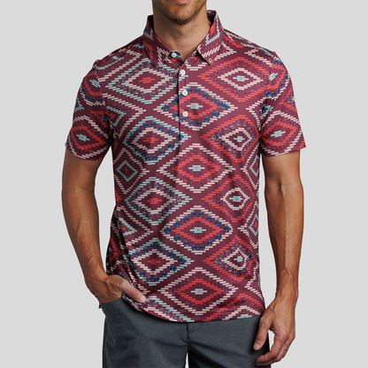 OEM Embroidered Luxury 94% Polyester 6 % Spandex Aboriginal Polo Shirts Custom logo Golf Clothing