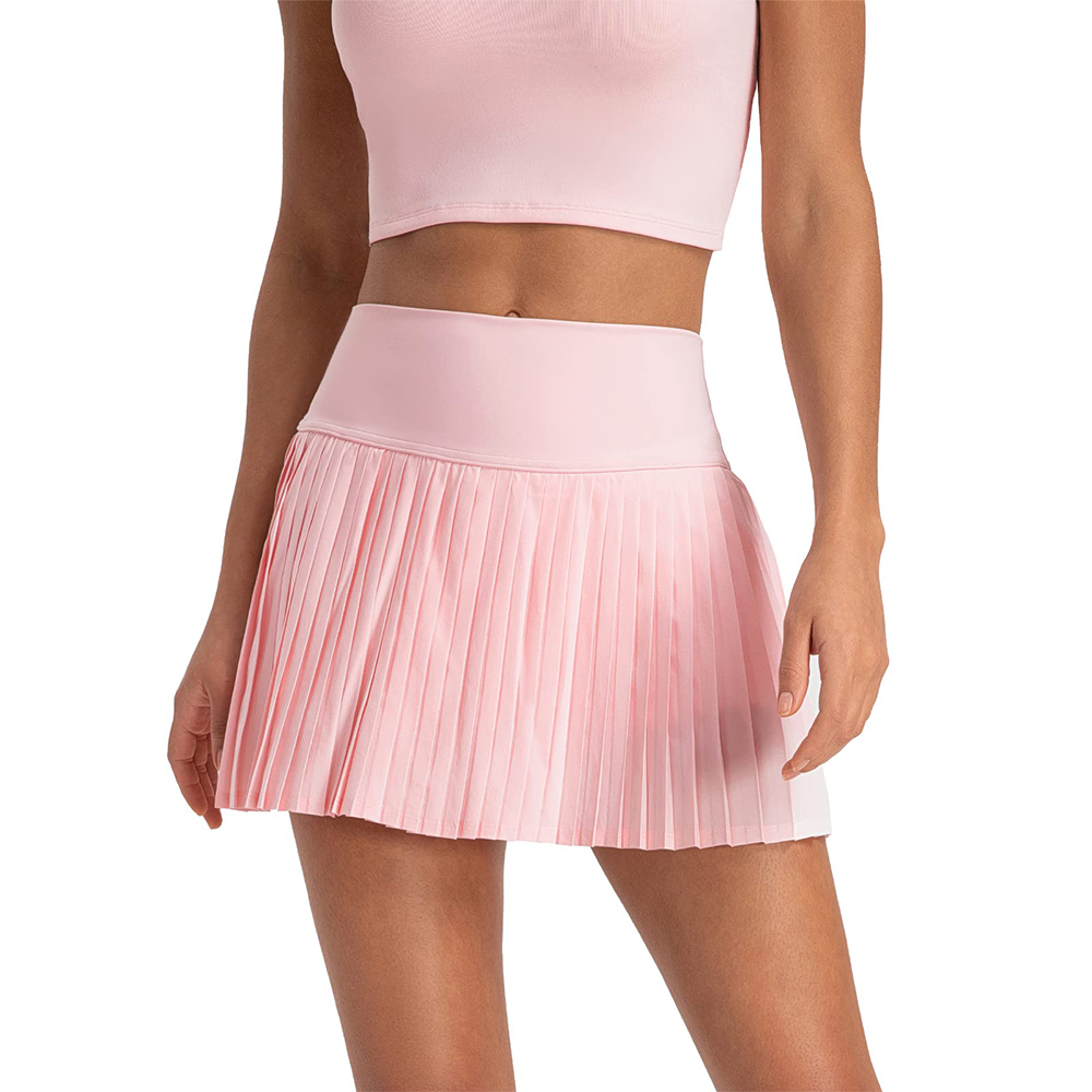 OEM customized women's wrinkled golf and tennis skorts for summer, women's summer golf apparel and women's summer dresses