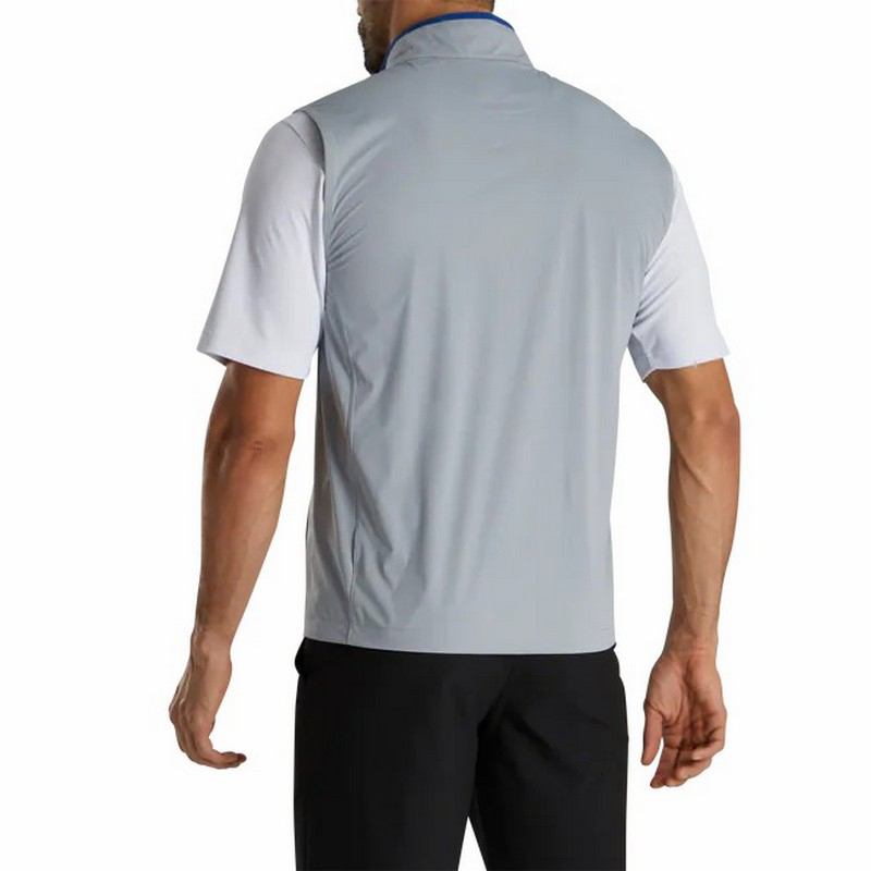 Customized black soft sports waterproof, lightweight and double-sided windproof men's golf vests