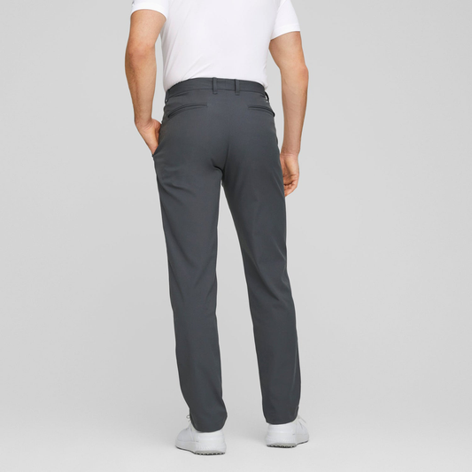 Customized embroidered and printed logo sports pants made of polyester, gray, four-way stretch tennis pants for men, breathable golf and jogging pants
