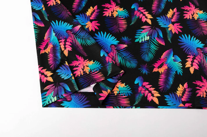 Colorful Tropical Polo Shirt - Antimicrobial Quick Dry Slim Fit