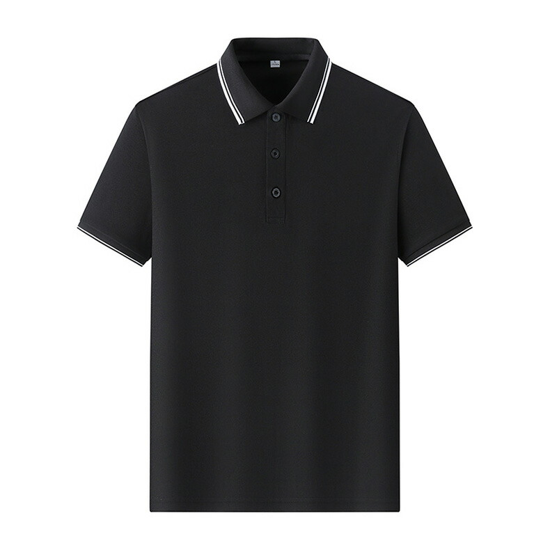Custom Logo Contrast Color Men Collar Tops Men Short Sleeve Polo Shirts for Men