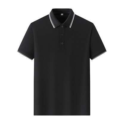 Custom Logo Contrast Color Men Collar Tops Men Short Sleeve Polo Shirts for Men