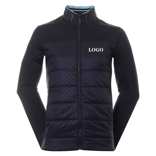 Oem Custom logo High Quality Performance Sport Athletic Casual Full Zip Lightweight Golf Mens Winter Jackets With Hoddie