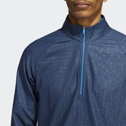 Custom 3d Logo Printing Emed Hoodie 1/4 Quarter Zip Collar Long Sleeve Golf Pullover Sweatshirts