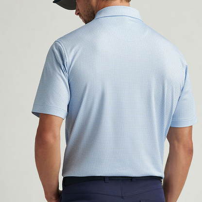 Custom Embroidered logo Travel Outdoor Anti-shrink Work Business Casual Premium Oversized Boxy Rib Knitted Polo Golf Shirts