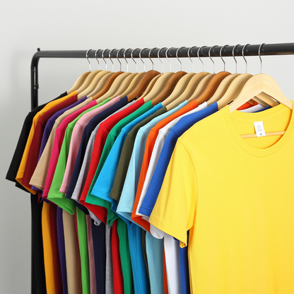 Custom Men's Summer T-Shirt Solid Color 100% Cotton Knitted Apparel Oversize Casual Style with Logo Printing Manufactured China
