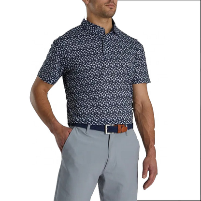 100% Polyester Quality Custom Beach Print Golf Sublimation Shirts Men Performance Polo T Shirt Manufacture