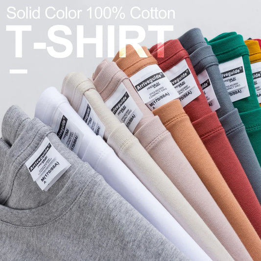 Bulk Custom Custom Summer New Cotton Men's Casual T-Shirt Short Sleeve Solid Color Male Oversize Plus Size Tops Tee Shirt with Logo Embroidery - Manufacturer Qiandao