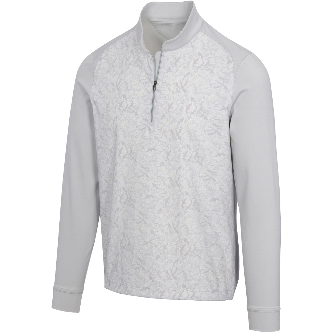 Custom Men's 1/4 Chest Quarter Zip Collar Pullover Vintage Print Full Print Men's Outdoor Sports Sweatshirt