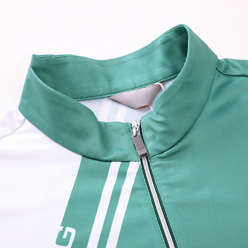 Custom Quick Dry Color Block Print Moisture Wicking Sport Quarter Zip Pullover Golf Short Sleeve Sweatshirts