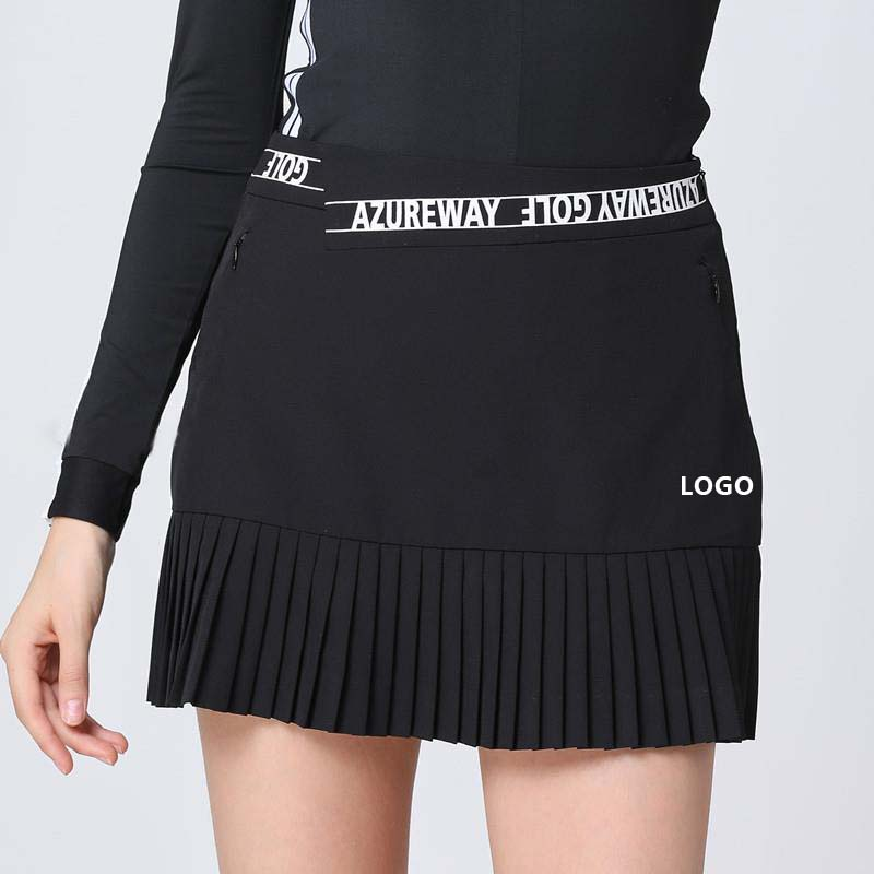 Custom-made women's golf pleated skirts, quick-drying skirts for summer, high-waisted figure-hugging short skirts, breathable golf clothing for outdoor use