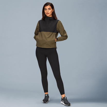 Quick Dry Active Ribbed Sports Clothing Men Quarter Zips Dry Fit Golf Long Sleeve Pullover Sweatshirt Custom Men Hoodies 500gsm
